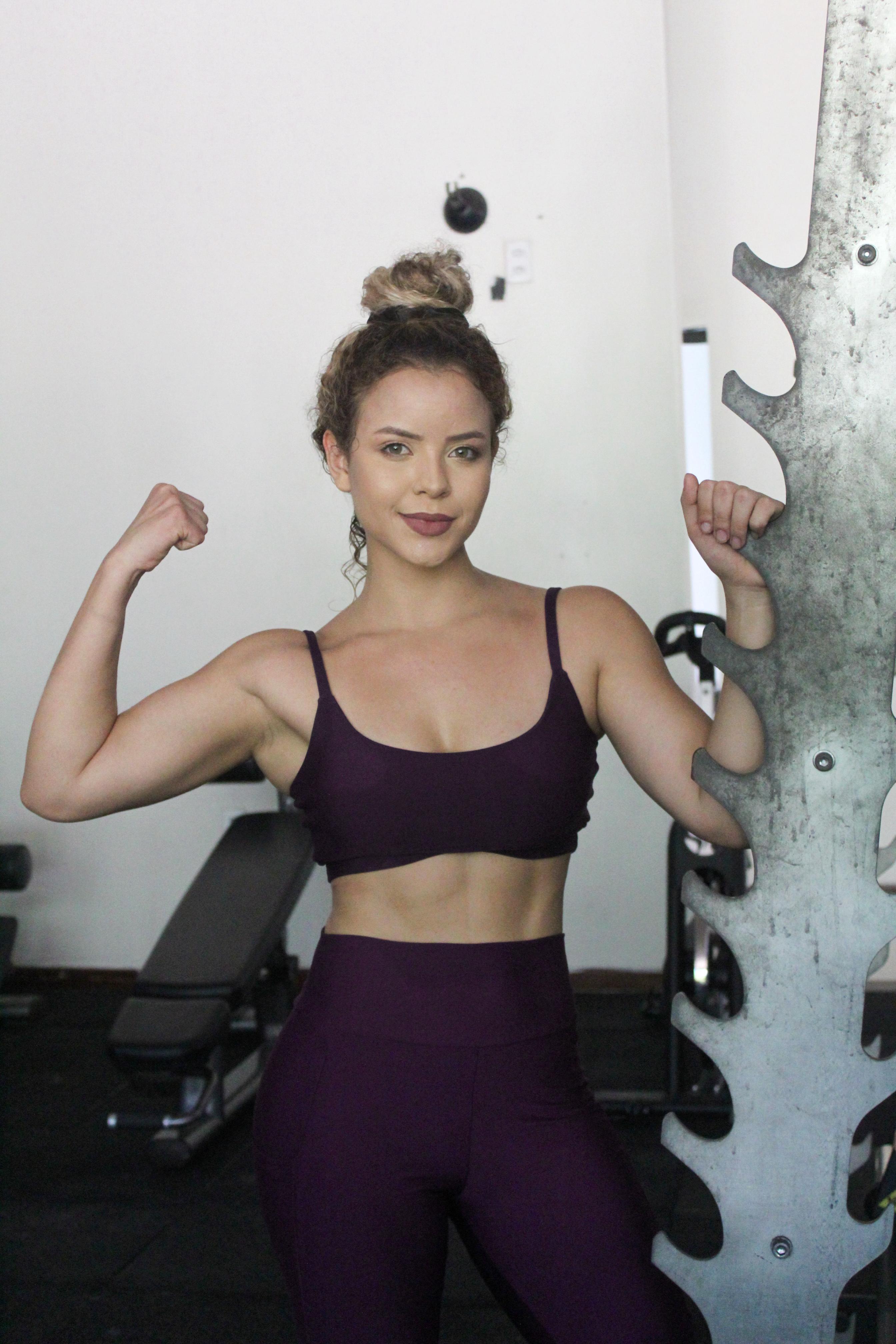 Nutricionista Stephane na academia